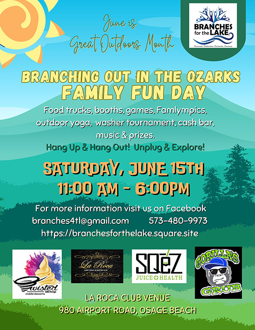 Branching out in the Ozarks fun day – 1